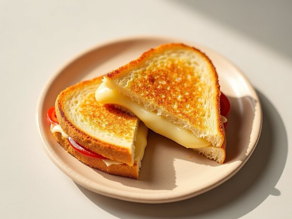 Airfryer-Cheese-Toastie mit Tomate