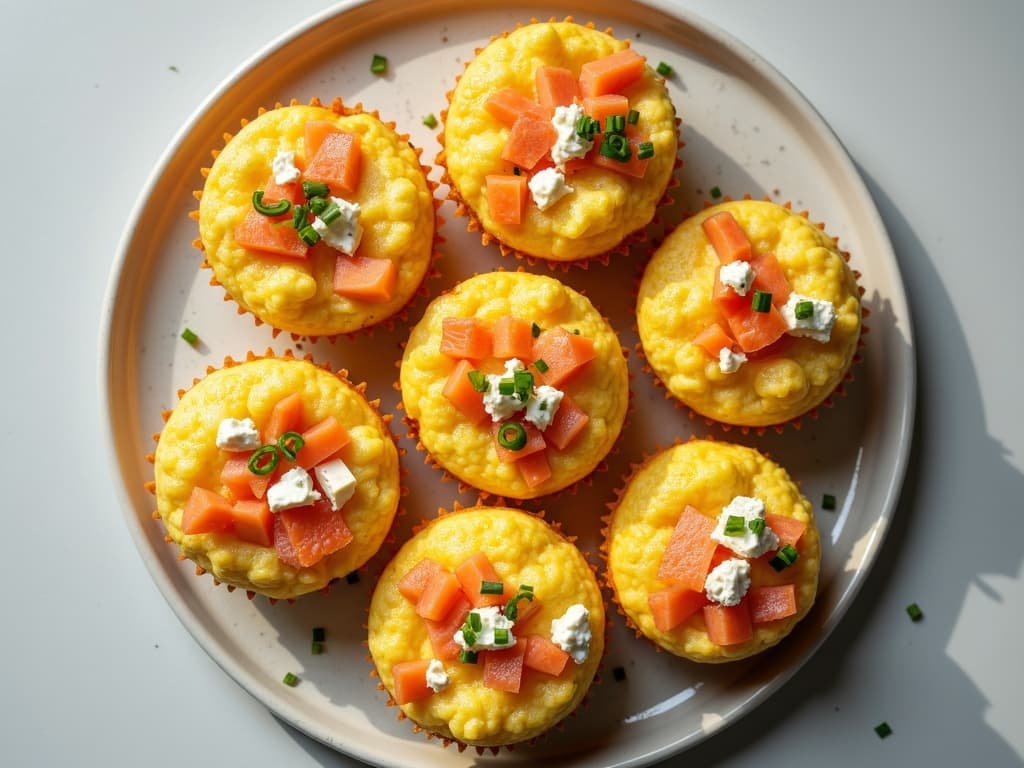 Airfryer-Ei-Muffins in vier Sorten