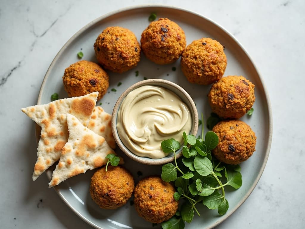 Airfryer-Falafel mit Tahin