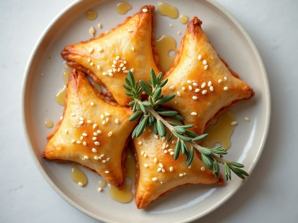 Airfryer-Feta-Päckchen in Filoteig