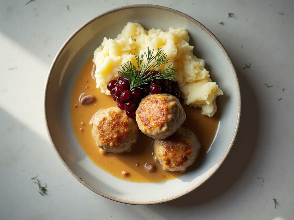 Airfryer-Hackbällchen schwedisch