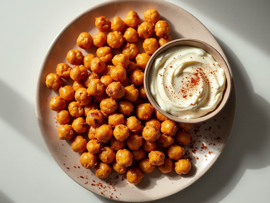 Airfryer-Kichererbsen knusprig