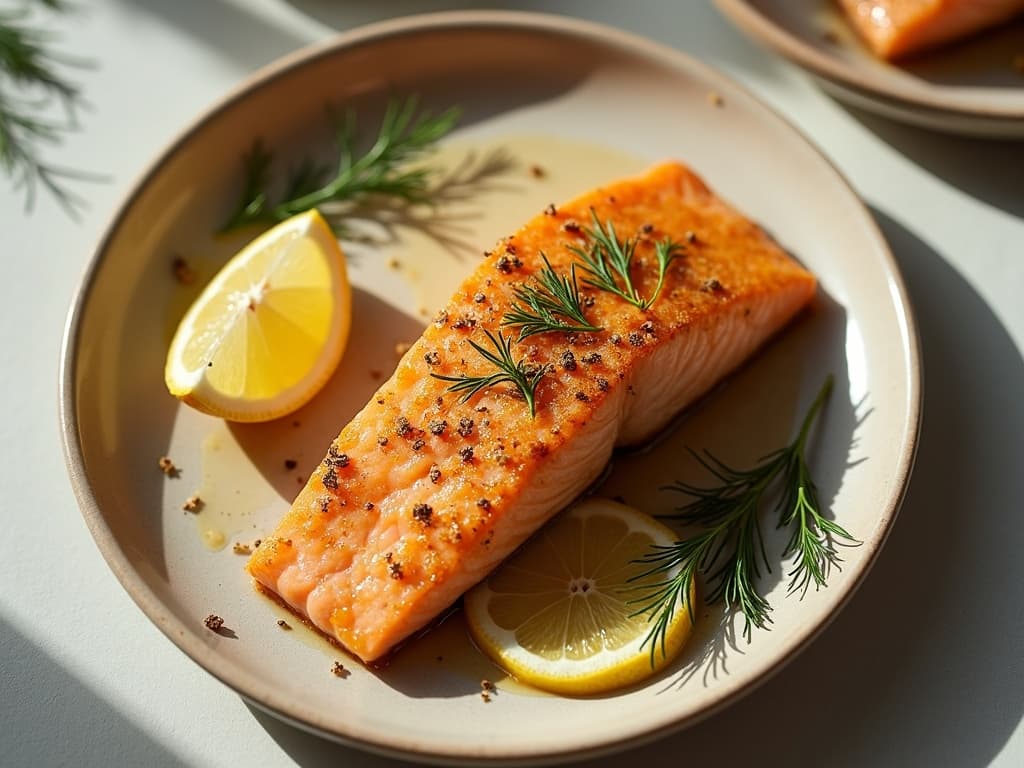 Airfryer-Lachs in Honig-Senf-Kruste