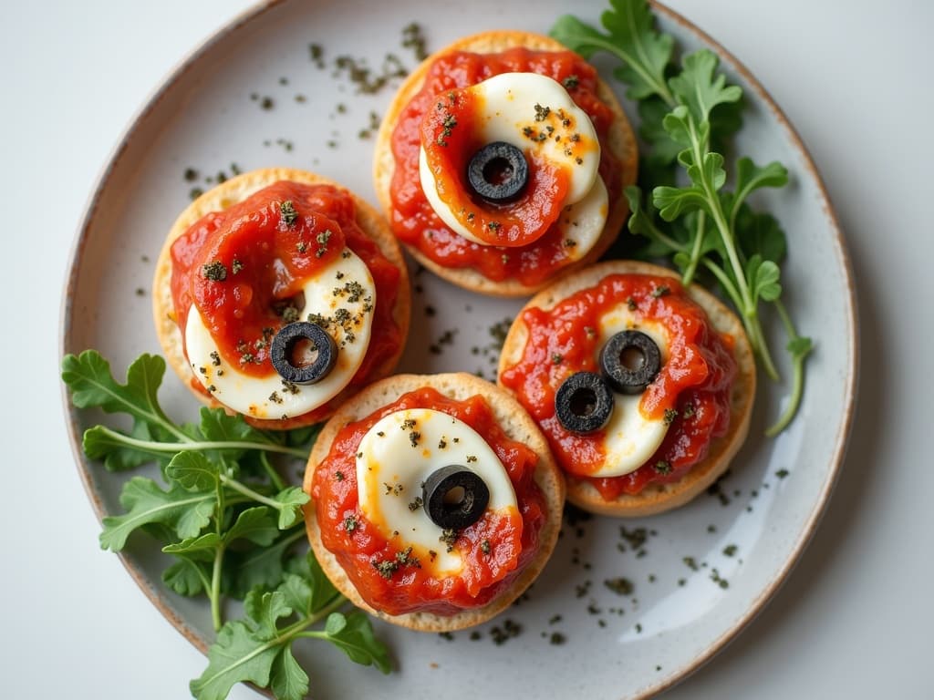 Airfryer-Pizza-Bagels Mini