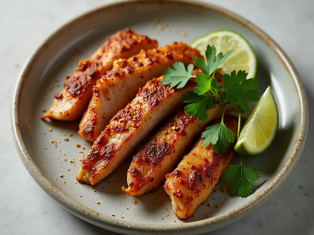 Airfryer-Putenbrust-Streifen mit Chili