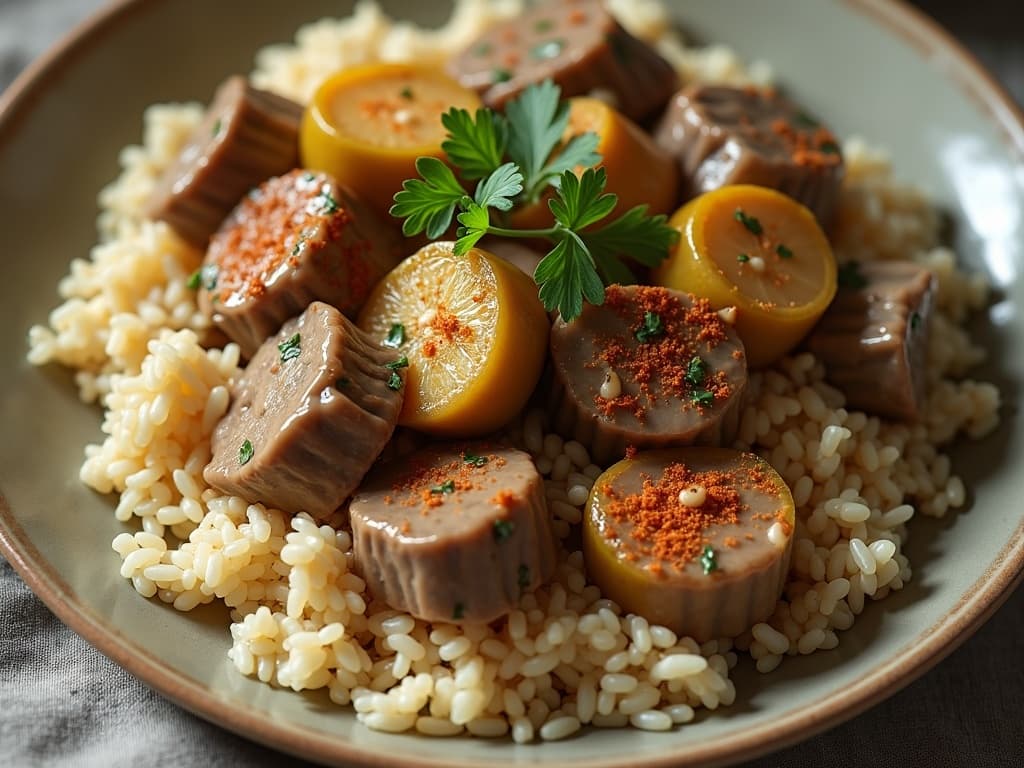 Airfryer-Rinderfiletstreifen Stroganoff