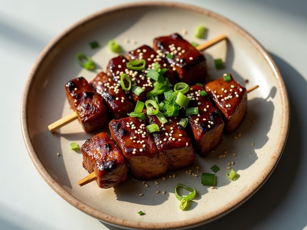 Airfryer-Rindfleisch-Teriyaki-Spieße
