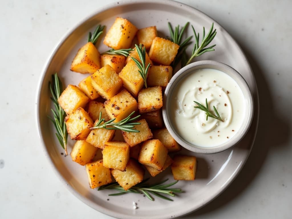 Airfryer-Röstkartoffeln mit Aioli